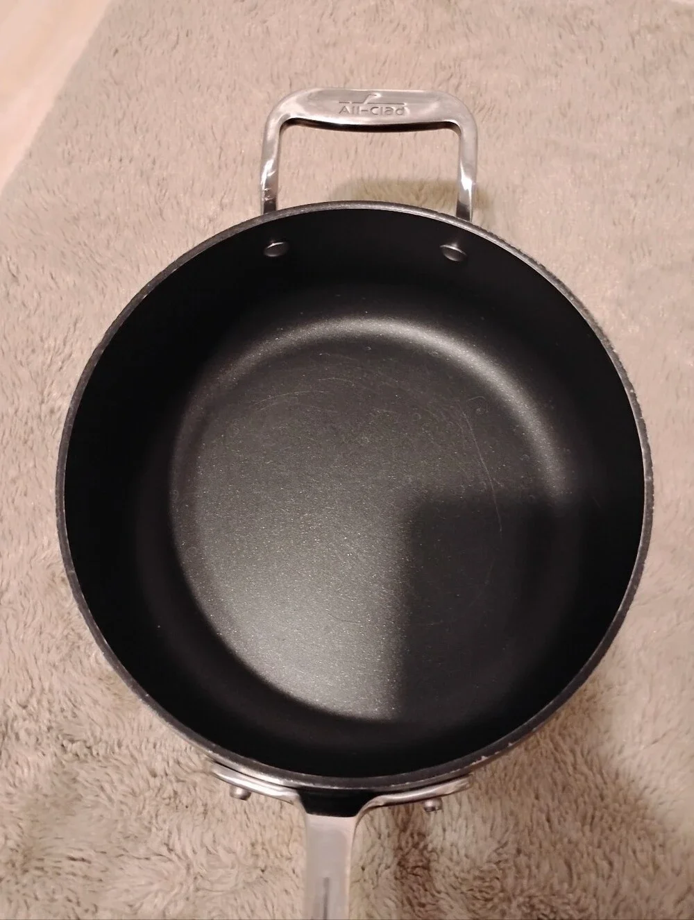 All-clad Pot Hard Anodized Nonstick 3.5QT Sauce Soup Pan Pot with